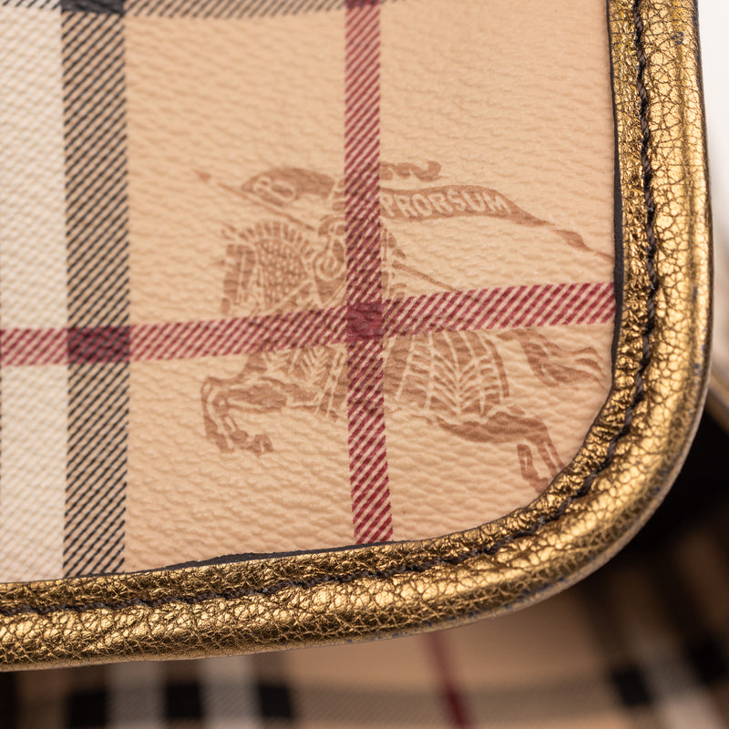 Burberry Bronze Nova Check Tote Bag