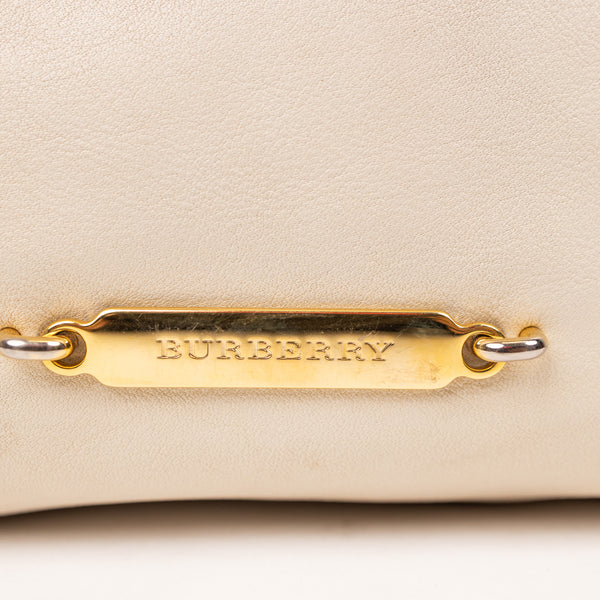 Burberry Derby House Check Tan Beige Little Crush Bag