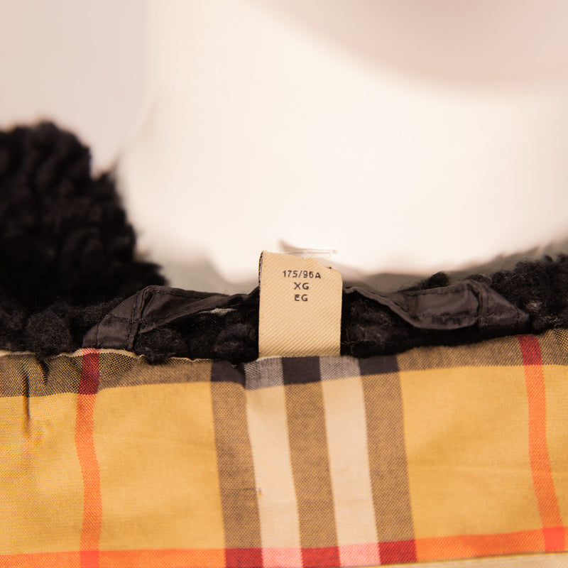 Burberry Tan Brown Puffer Zip Jacket Size S