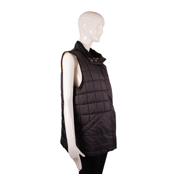Burberry Black Quilted Puffer Vest Size XL