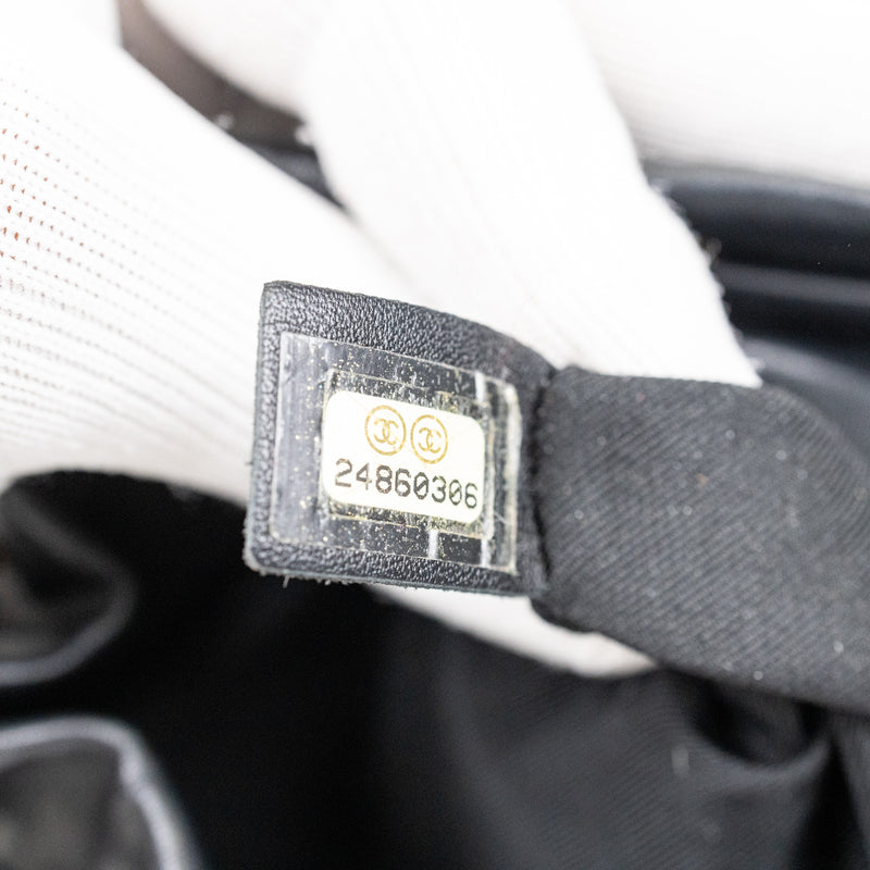 Chanel Black Lambskin Leather Urban Spirit Backpack