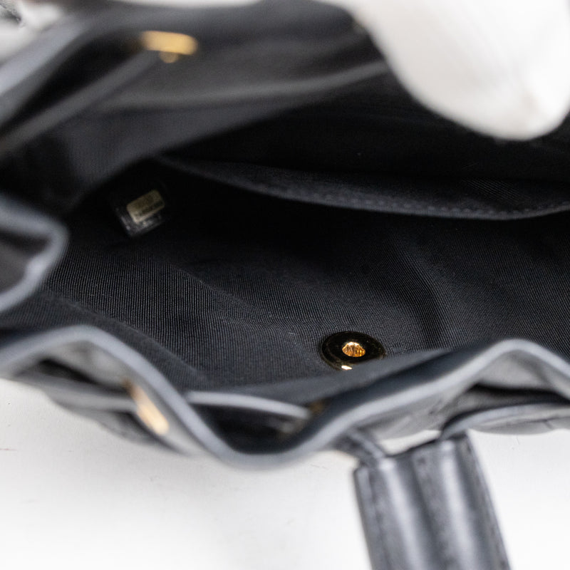 Chanel Black Lambskin Leather Urban Spirit Backpack