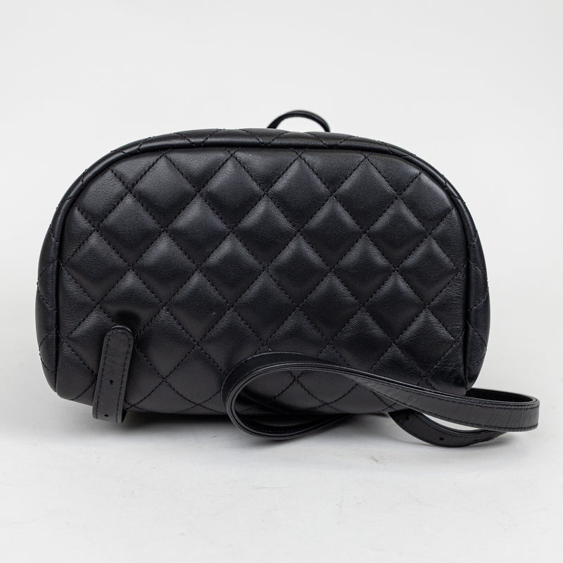 Chanel Black Lambskin Leather Urban Spirit Backpack