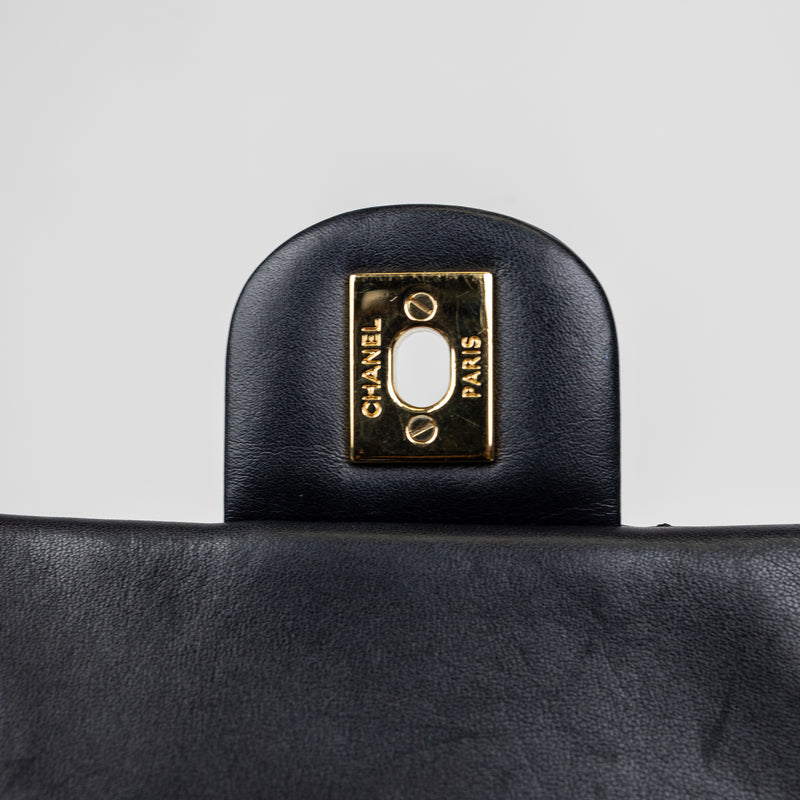 Chanel Black Lambskin Leather Urban Spirit Backpack