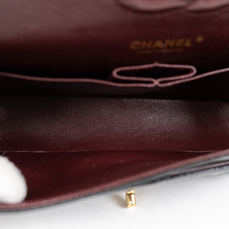 Chanel Black Caviar Leather Classic Double Flap Bag Jumbo GHW