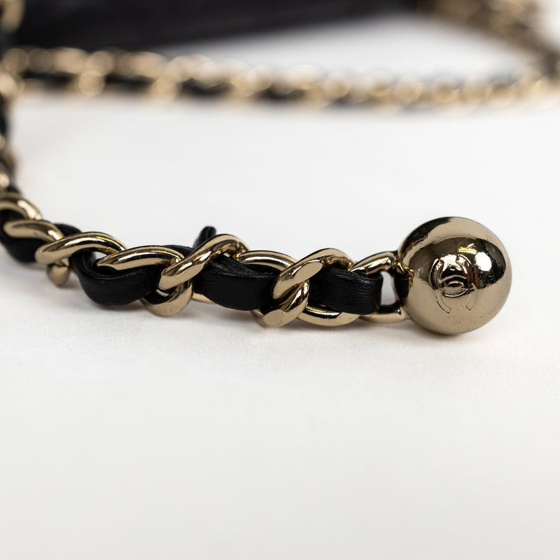 Chanel Black Lambskin Leather FIFA Coco Crush Bag GHW LTD