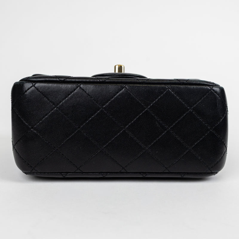 Chanel Black Lambskin Leather FIFA Coco Crush Bag GHW LTD