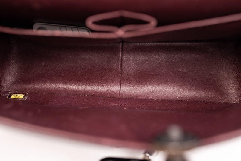 Chanel Black Caviar Quilted Jumbo Double Flap Bag