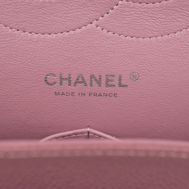 Chanel Jumbo Caviar Purple Double Flap Bag