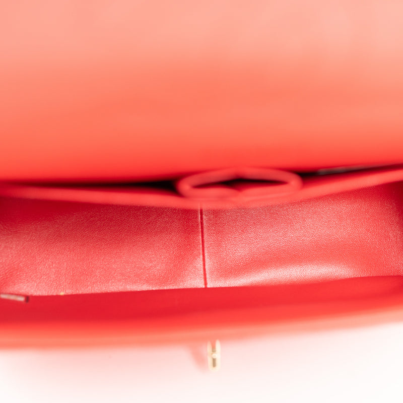Chanel Jumbo Caviar Red Double Flap Bag