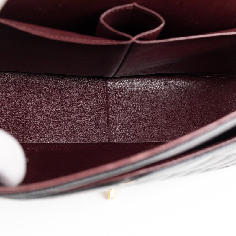 Chanel Black Caviar Leather Classic Double Flap Bag GHW