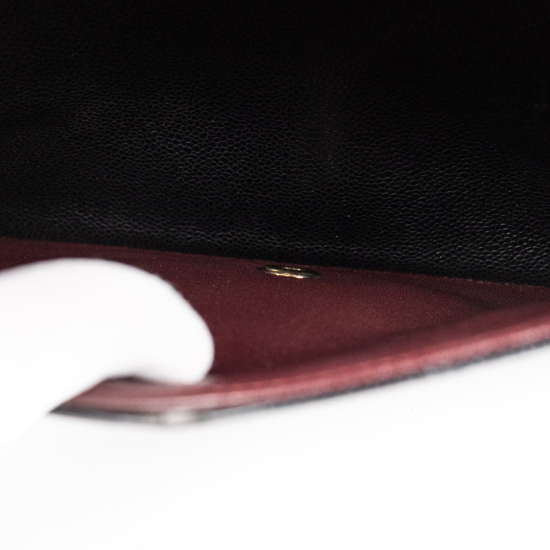 Chanel Black Caviar Leather Classic Double Flap Bag GHW