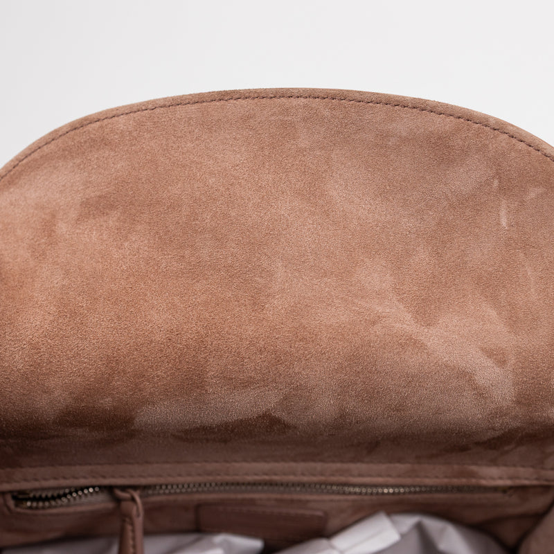 Christian Dior Taupe Matte Leather Cannage ABCDior Lady Dior Bag