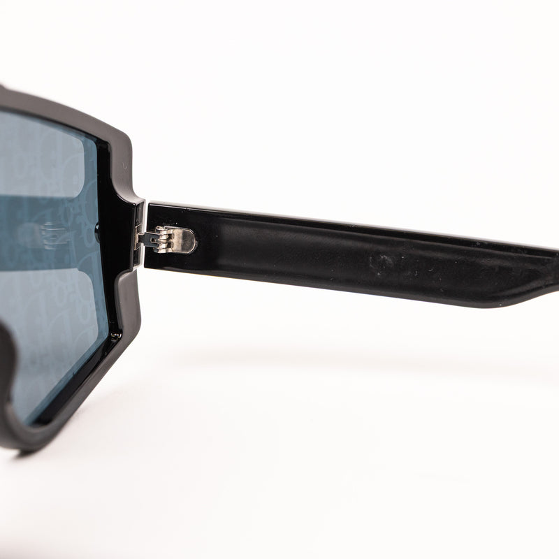 Christian Dior Black Monogram Shield Sunglasses