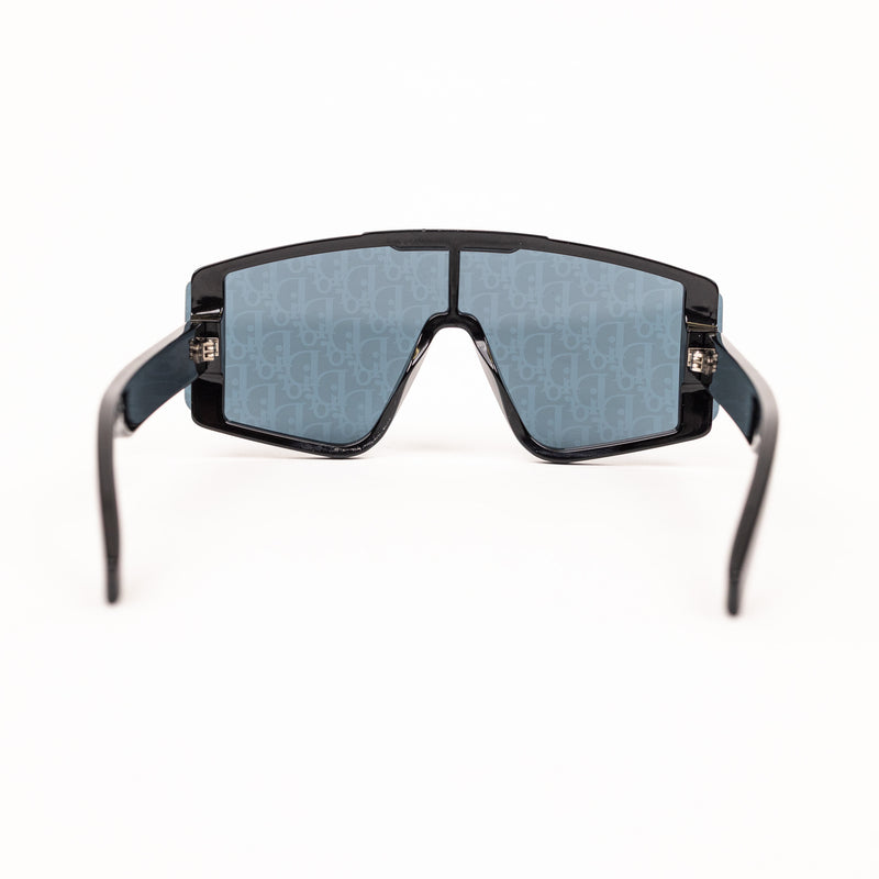 Christian Dior Black Monogram Shield Sunglasses