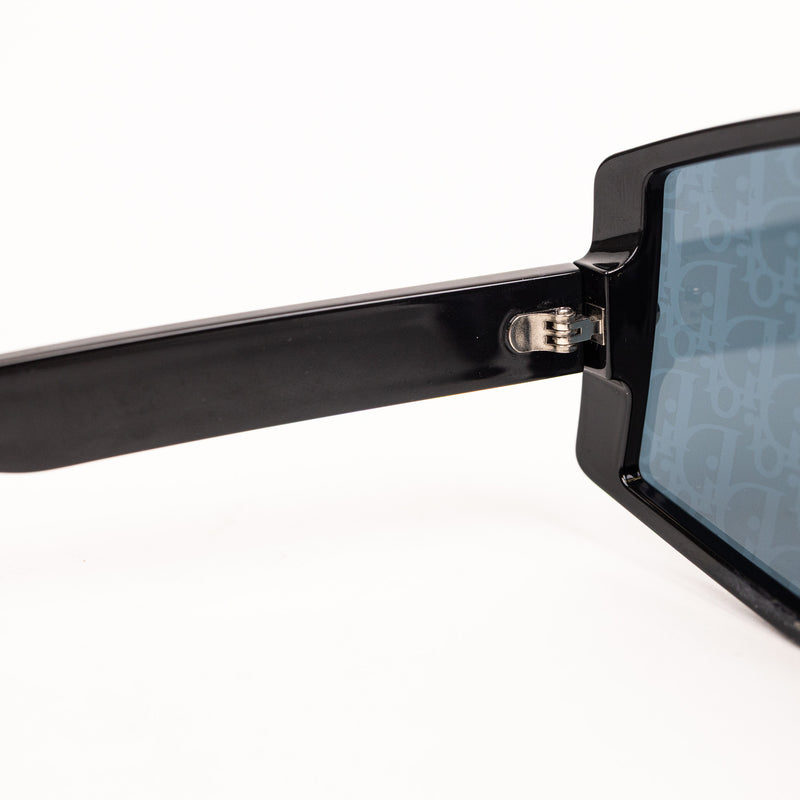 Christian Dior Black Monogram Shield Sunglasses