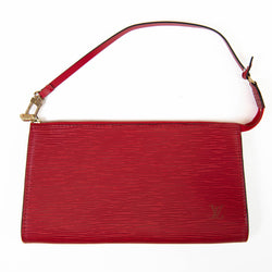 Louis Vuitton Castillan Red Epi Leather Pochette Accessories 21