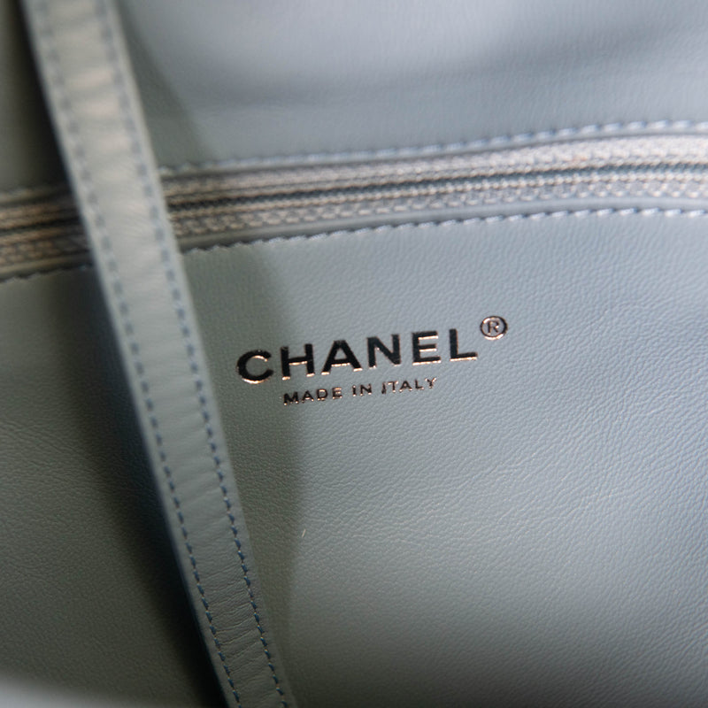 Chanel 18S Blue Sequin Tricolor Waterfall Backpack