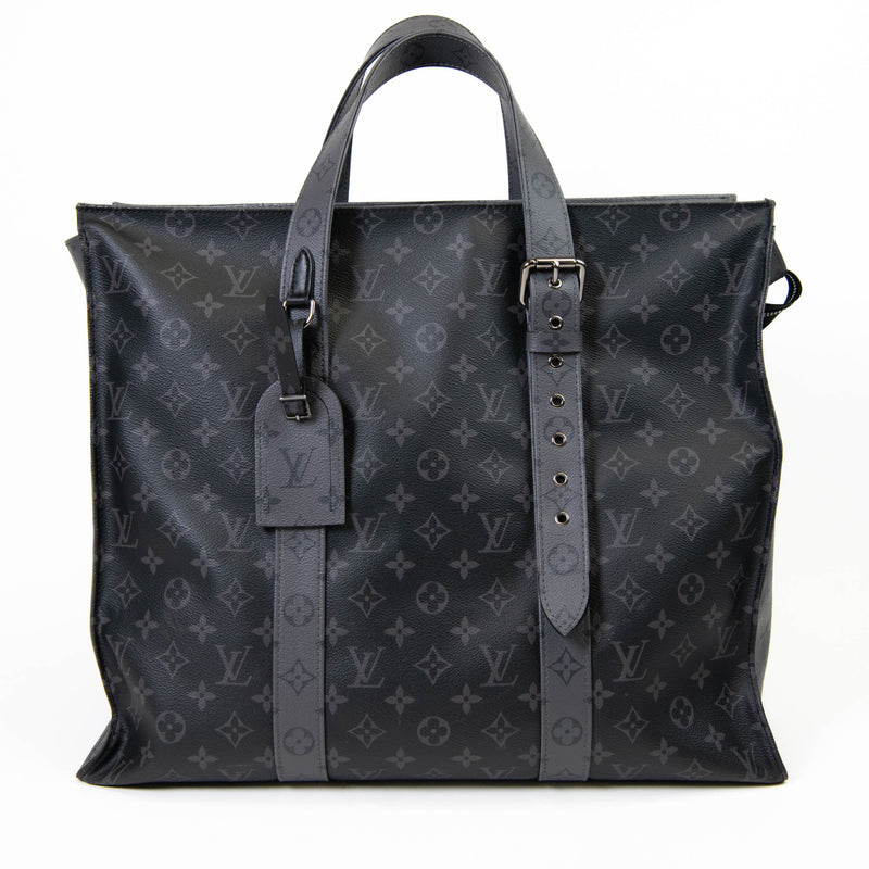 Louis Vuitton Black Monogram Eclipse Canvas Cabas Zippe GM Tote