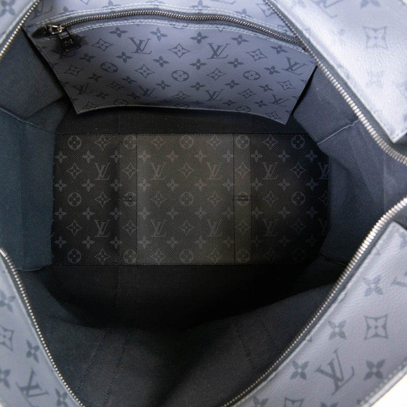 Louis Vuitton Black Monogram Eclipse Canvas Cabas Zippe GM Tote