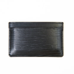 Louis Vuitton Black Epi  Leather Card Holder