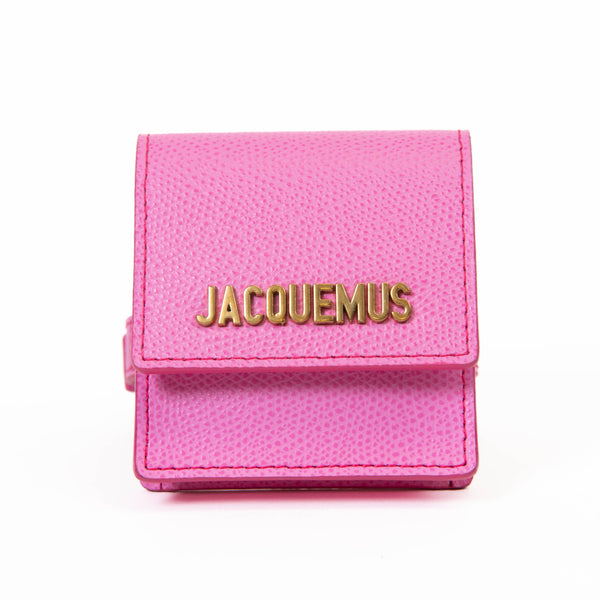 Jacquemus Pink Leather Le Sac Bracelet Wallet