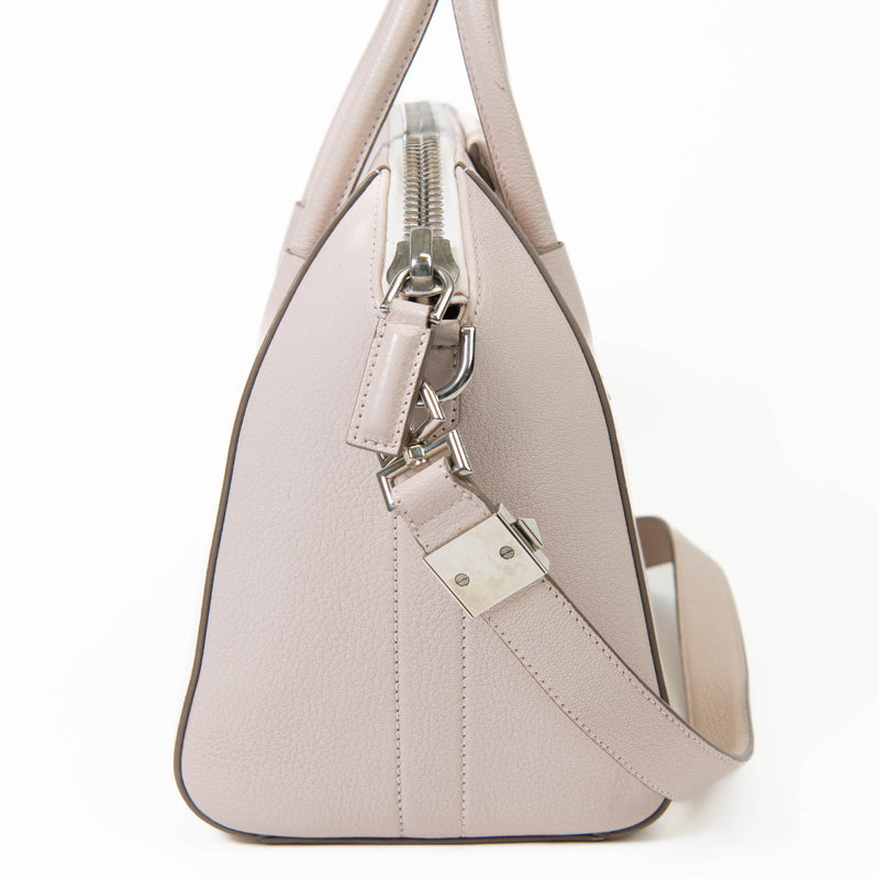 Givenchy Blush Pink Sugar Goatskin Small Antigona Crossbody