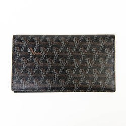 Goyard Black Goyardine Canvas Saint Pierre Wallet