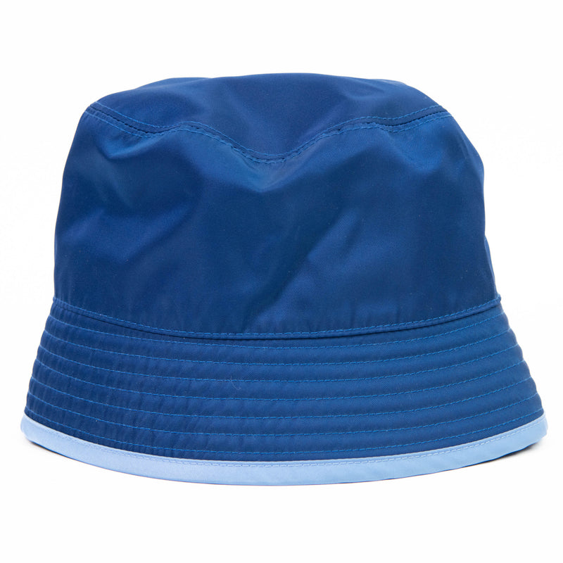 Prada Blue Logo Re-Nylon Bucket Hat