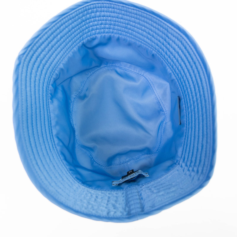 Prada Blue Logo Re-Nylon Bucket Hat