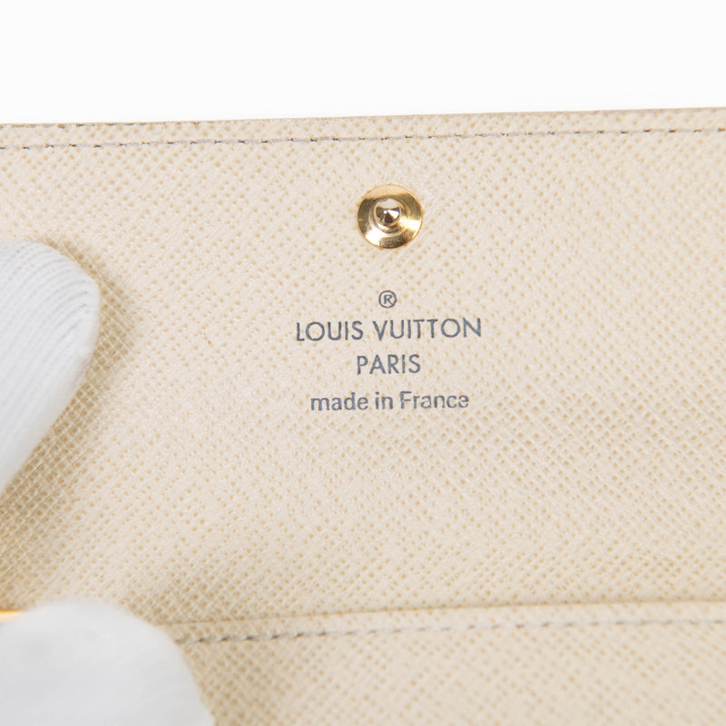 Louis Vuitton Cream and Blue Damier Azur Canvas Multicles 6 Key Holder