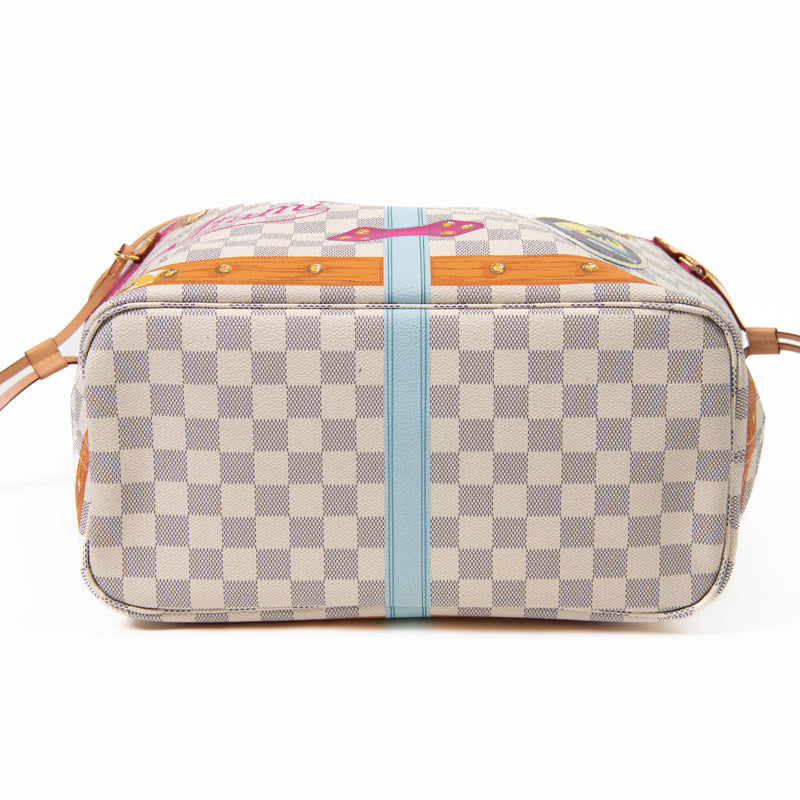 Louis Vuitton Damier Azur Summer Trunks Miami Neo Neverfull MM