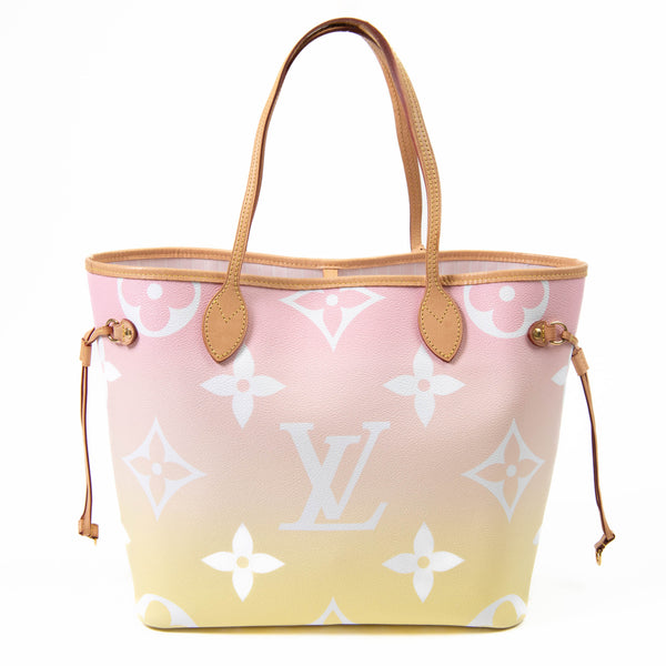 Louis Vuitton Light Pink Monogram Canvas Giant By The Pool Neverfull MM