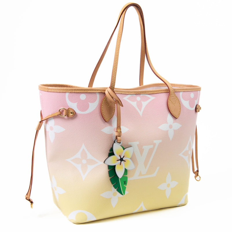 Louis Vuitton Light Pink Monogram Canvas Giant By The Pool Neverfull MM