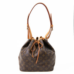 Louis Vuitton Brown Monogram Canvas Petit Noe Monogram Shoulder Bag