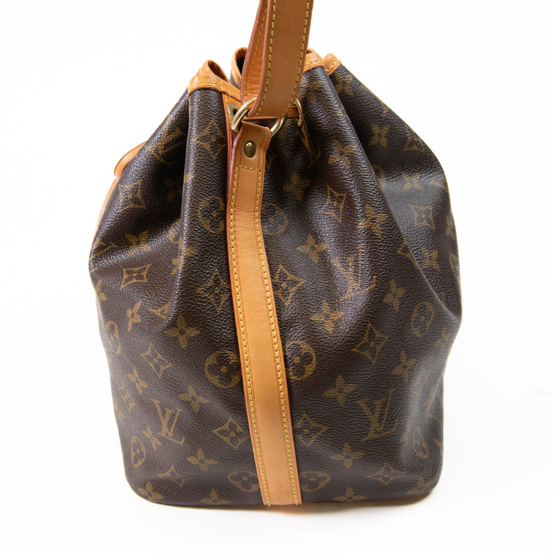 Louis Vuitton Brown Monogram Canvas Petit Noe Monogram Shoulder Bag