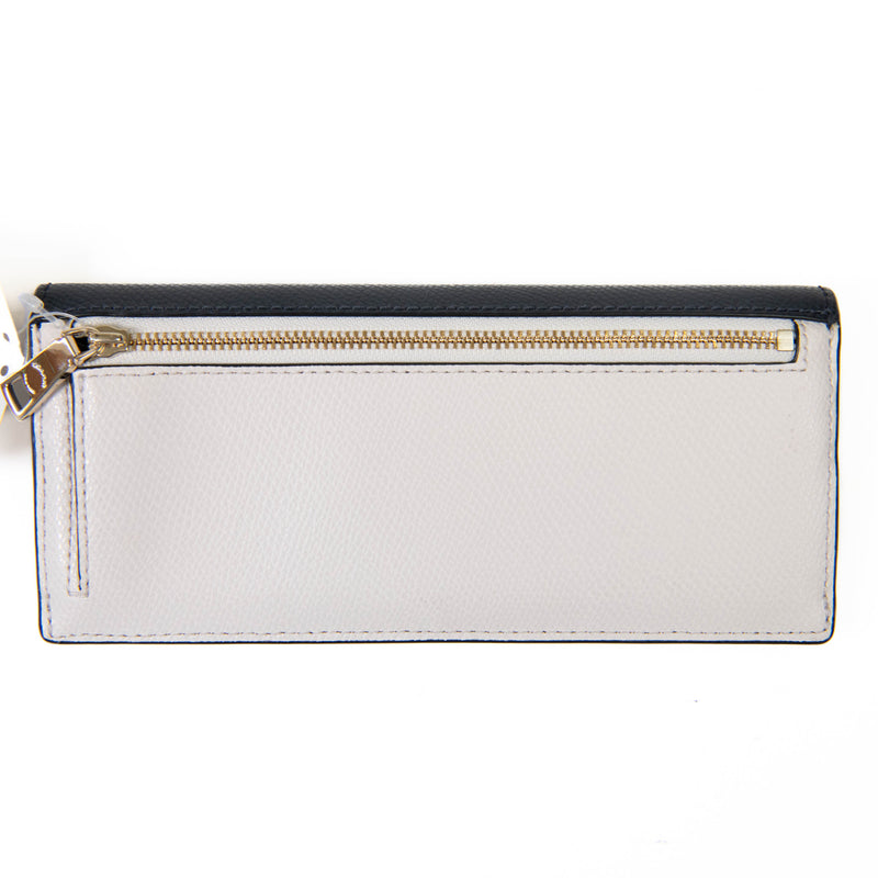 Coach Black and White Colorblock Slim Envelope Wallet