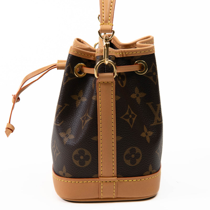 Louis Vuitton  Brown  Monogram Canvas Nano Noe