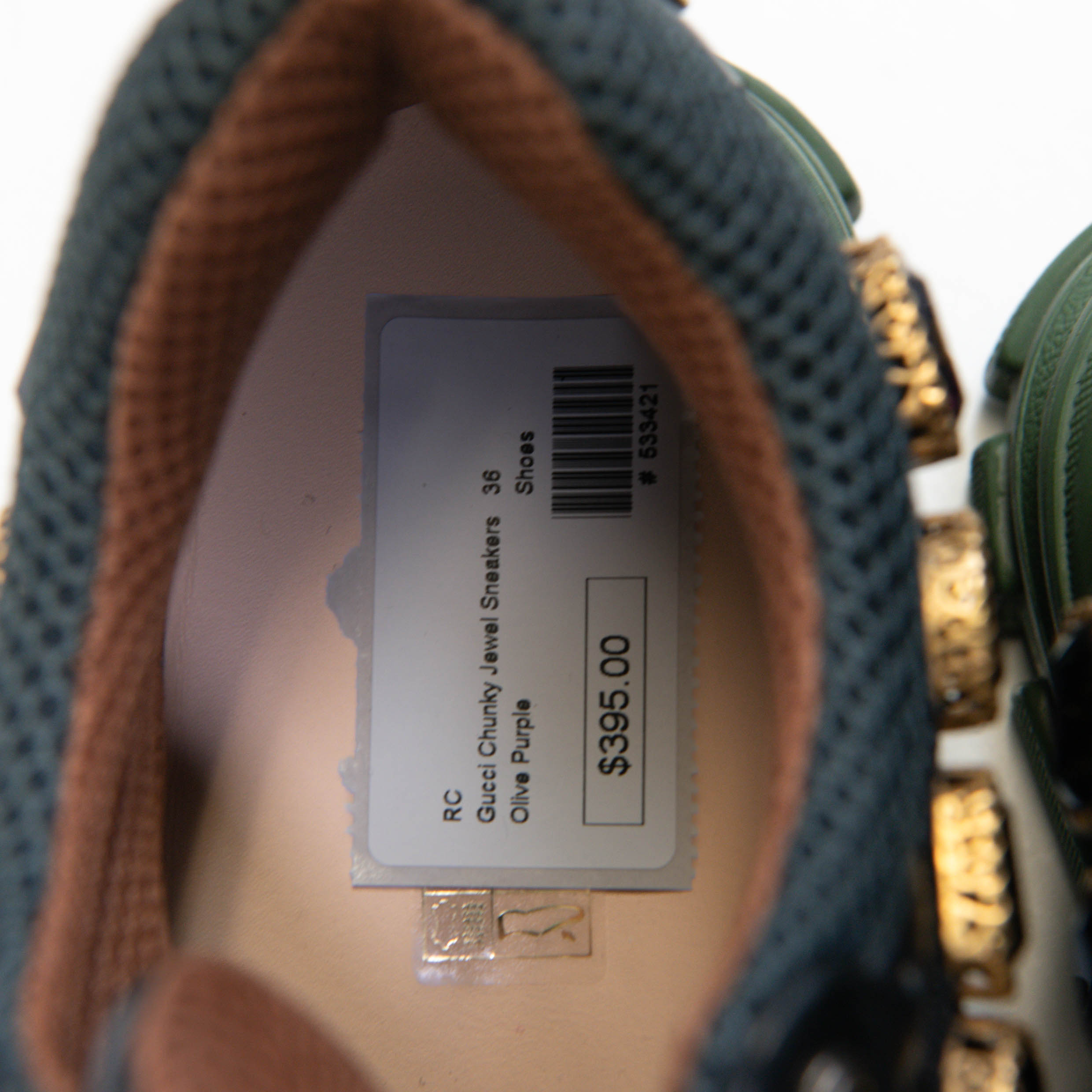 かっこいい【GUCCI】ユニセックス Gucci X SEGA Olive Mesh Suede Calfskin Removable Crystals