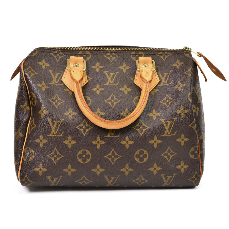 Louis Vuitton Brown Monogram Canvas Speedy 25 Tote