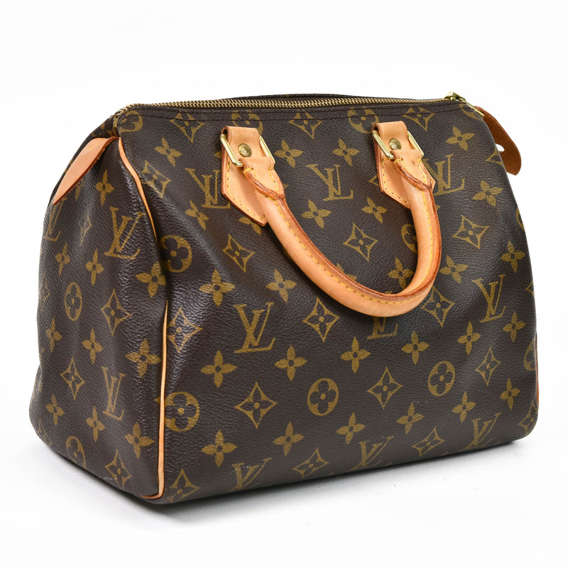 Louis Vuitton Brown Monogram Canvas Speedy 25 Tote