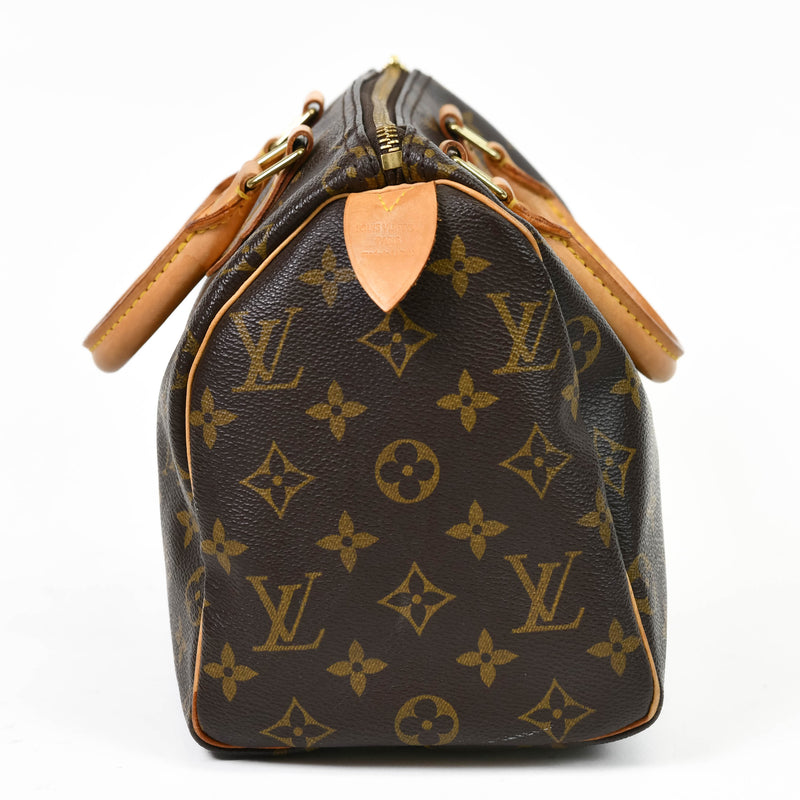 Louis Vuitton Brown Monogram Canvas Speedy 25 Tote