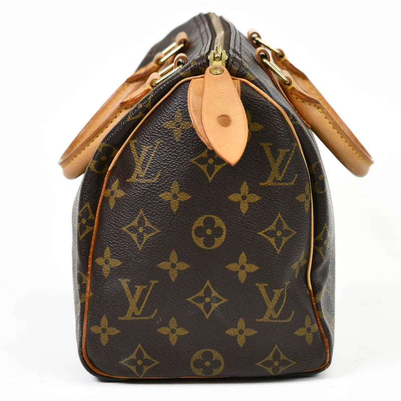 Louis Vuitton Brown Monogram Canvas Speedy 25 Tote