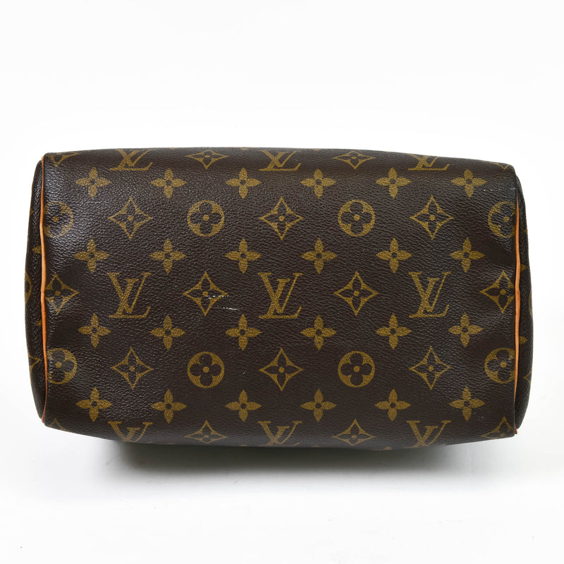 Louis Vuitton Brown Monogram Canvas Speedy 25 Tote