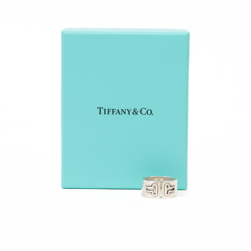 Tiffany Sterling Silver T Cutout Ring