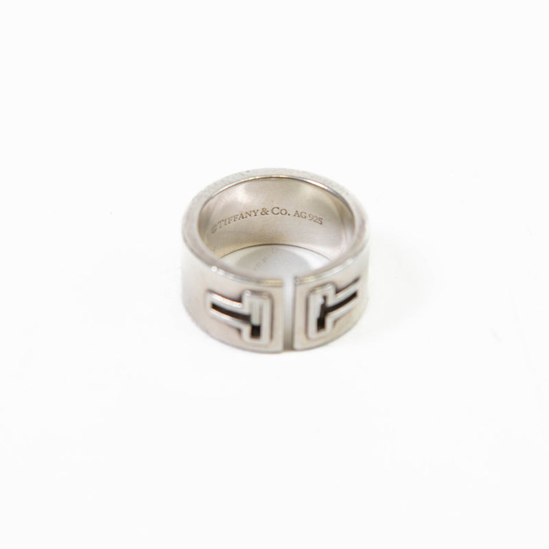 Tiffany Sterling Silver T Cutout Ring