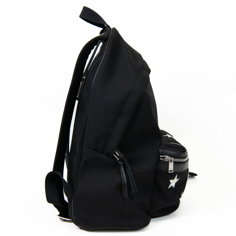 Saint Laurent Medium City Backpack Black Canvas