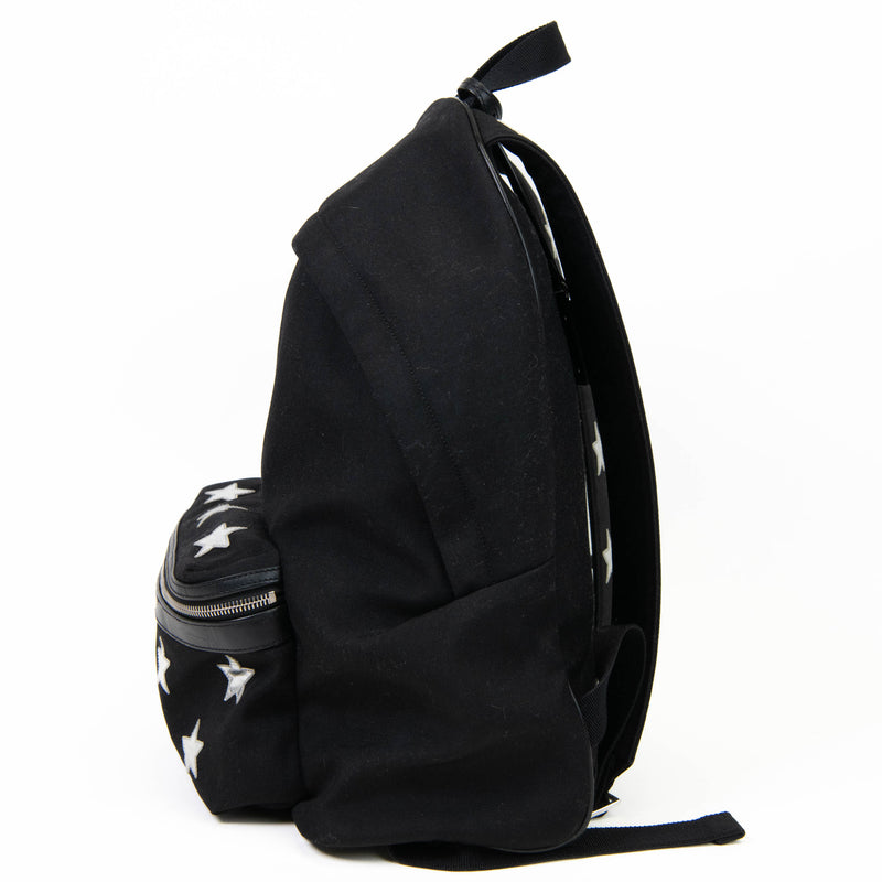 Saint Laurent Medium City Backpack Black Canvas