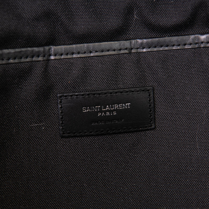 Saint Laurent Medium City Backpack Black Canvas