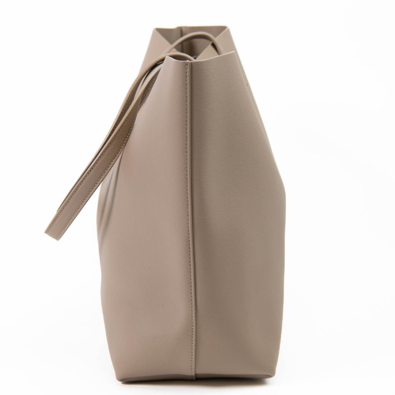 Saint Laurent Beige Leather East West Shopper Tote